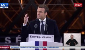 REPLAY. Discours intégral d'Emmanuel Macron au Louvre