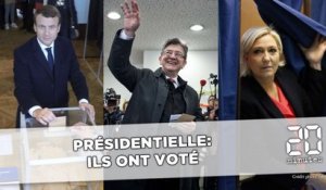 Présidentielle: Macron, Le Pen, Mélenchon,... ils ont voté