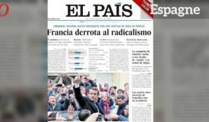 Macron président : les journaux du monde entier en parlent