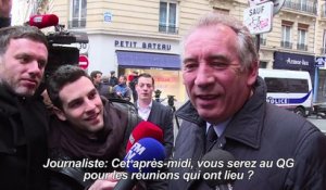 "Nous allons travailler toute la journée": Bayrou