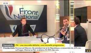 Frank Tapiro (communicant) : "La petite rose bleue [de Marine Le Pen] est le logo de l'UMPS"