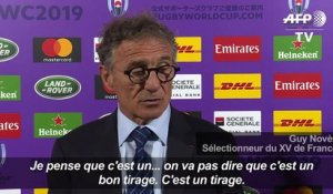 Mondial-2019: Novès réagit au tirage au sort