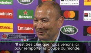 Tirage - Eddie Jones impatient d'affronter la France