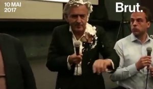 Bernard-Henri Lévy à nouveau entarté à Belgrade