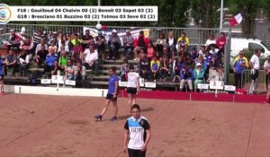 Demi-finales, France Combinés Jeunes, Sport Boules, Vieugy-Seynod 2017