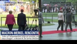 Emmanuel Macron évite le faux pas de François Hollande à Berlin