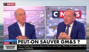 Pierre Gattaz à propos de la visite de Mélenchon et Poutou chez GM&S