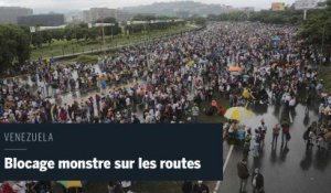 Blocage massif sur les grandes routes du Venezuela