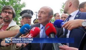Au commissariat de Trappes, Gérard Collomb veut "réconcilier la population et sa police"