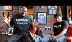 Sway & Shaquille O'Neal share some laughs & discuss his new Reebok sneaker line!
