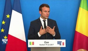 Macron sur le Mali: "Nous accompagnerons l'effort militaire d'un effort pour le développement"