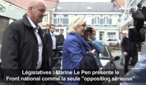 Marine Le Pen : "le seul mouvement solide, c'est nous"