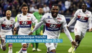Ligue 1 : Lacazette, la marque d'un buteur inoubliable pour Lyon