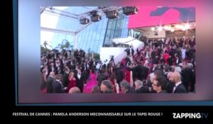 Festival Cannes 2017 : Pamela Anderson méconnaissable sur le tapis rouge (vidéo)