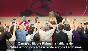 Cannes: Nicole Kidman présente "Mise à mort du cerf sacré"