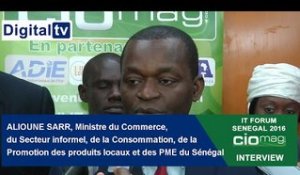 [INTERVIEW] - IT Forum Sénégal 2016 - Alioune Sarr : Ministre du Commerce du Sénégal