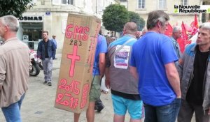 VIDEO. Poitiers. Les “GM&S” n'ont pas eu la réponse à leur question