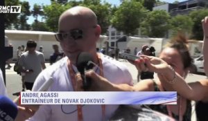 Roland-Garros : Agassi de retour, pour un premier entraînement avec Djokovic