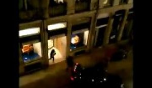 Le braquage de la boutique Louis Vuitton en pleine nuit à Lille filmé par un habitant du quartier