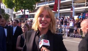 Uma Thurman "On a passé une sorte d'Odyssée du cinéma" - Festival de Cannes 2017