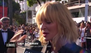 Uma Thurman à propos d'Un Certain Regard "C'était une très belle aventure aventure à travers différentes cultures" - Festival de Cannes 2017