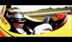 Fernando Alonso se prépare aux 500 miles d'Indianapolis