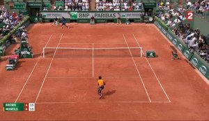 Roland-Garros 2017 : Encore le show entre Monfils et Brown ! (4-4)