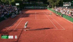 Roland-Garros 2017 : Alexandre Muller sauve une balle de set au courage dans un match engagé ! (6-7, 6-2, 4-6, 5-4)