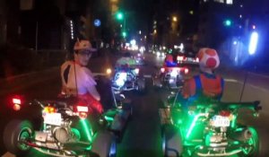 Ils organisent une course de Mario Kart dans les rues de Tokyo