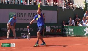 Roland-Garros 2017 : Stakhovsky doit se battre pour marquer face à Goffin (2-6)