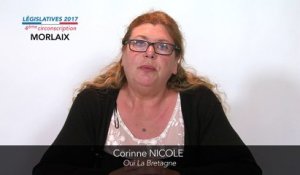 Législatives 2017. Corinne Nicole : 4e circonscription du Finistère (Morlaix)