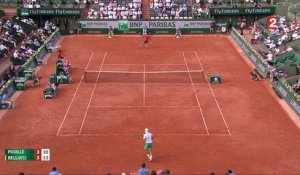 Roland-Garros 2017 : Pouille recolle au bon moment (4-5)
