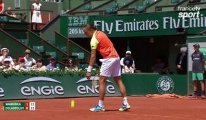 Roland-Garros 2017 : Wawrinka fait déjà courir Dolgopolov (1-0)