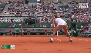 Roland-Garros 2017 : Simona Halep et son revers dévastateur (4-6)