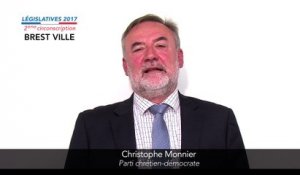 Législatives 2017. Christophe Monnier : 2e circonscription du Finistère (Brest)