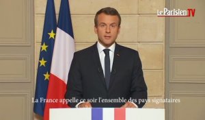 Accord de Paris : la contre-attaque de Macron après l'annonce de Trump