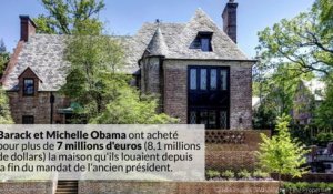Les Obama ont acheté un manoir à 7,2 millions d'euros à Washington