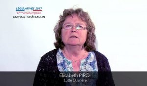 Législatives 2017. Elisabeth Piro : 6e circonscription du Finistère (Carhaix-Châteaulin)