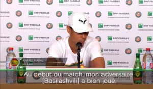 Roland-Garros - Nadal : "Un grand match"