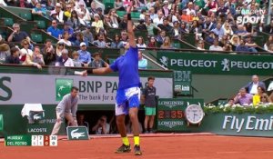 Roland-Garros 2017 :  La double lame de Murray en retour (7-6, 7-5, 2-0)
