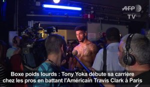 Boxe: Tony Yoka débute chez les pros par une victoire