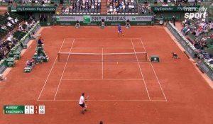 Roland-Garros 2017 : Murray retourne le point et Khachanov (6-3, 6-4, 3-1)