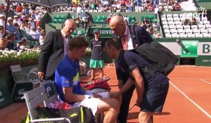 Roland-Garros 2017 : Anderson jette l'éponge, Cilic file en quart ! (3-6, 0-3)