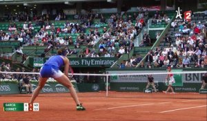 Roland-Garros 2017 : Caroline Garcia trop forte pour Cornet ! (6-2, 6-4)