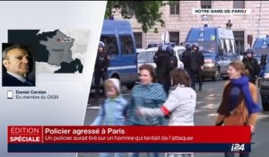 Agression de policier à Paris: les réactions de Daniel Cerdan et Charles Pellegrini