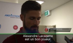 Arsenal - Giroud : "Facile de jouer avec Lacazette"