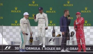 Grand Prix de Grande-Bretagne - La réaction de Räikkönen après le GP