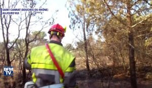Bouches-du-Rhône: un feu de forêt ravage 750 hectares