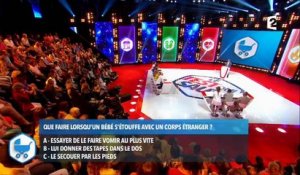 Michel Cymes recadre Franck Leboeuf hier soir dans "Le test qui sauve" sur France 2 - Regardez