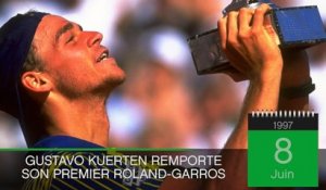 Il y a 20 ans - Kuerten l'emportait à Roland-Garros